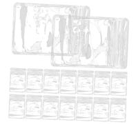 iplusmile 100 Pièces Un Sachet Hermétique Mini Sacs Réutilisables Le Fourre-Tout Réutilisables à Main Scellant sous Vide Sacs en Cellophane Poche PVC