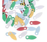 iplusmile 100pcs Accessoires Métalliques pour Cadre Photo en Bois, Feuille Arrière Facile à Installer Bouton Tournant, pour Horloge Murale et Album Photo DIY Couleur Couleur Aléatoire