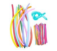 iplusmile 100Pièces Ballons Longs pour Bricolage Décorations de Fête Multicolores Ballons à Sculpter pour Événements Spéciaux