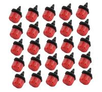 iplusmile 100pièces Émetteur Goutte Micro-goutteur pour Système Arrosage Réglable Débit Eau Arroseur Émetteur Goutteur à Débit Eau Réglable