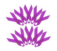 iplusmile 100pièces Épinglettes Ruban de Sensibilisation Badges Ruban Épingles de Sûreté pour Événement Caritatif Public et Social pour Porter une Broche de Revers Symbolisant Espoir Foi