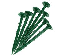 iplusmile 100Pièces Piquets de Jardin Plastique de Agrafes pour Tissus de Paillage Fixation de Plantes Outils de Jardinage Pratiques Résistants pour Extérieur