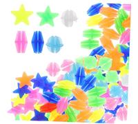 iplusmile 108 pièces Perles de Roue Décoratives Clips pour Garçon Fille Perles Colorées Simples et Faciles à Installer pour Rayons Standard Accessoires pour Adolescents