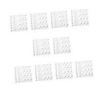 iplusmile 10feuilles Strass pour Visage Autocollants Strass à Coller Décoration pour Maquillage