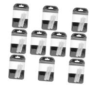 iplusmile 10paquets Faux Ongles Extension Outil Réparation Manucure Fibre Kit Allongement Blancs Maison Salon Paquet