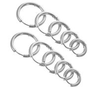 iplusmile 10Pièces Boucles Oreilles Acier Inoxydable Cerceaux Multi pour Femmes et Hommes pour Piercings Cartilage et Occasions Spéciales