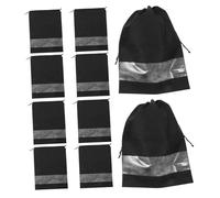 iplusmile 10pièces De Rangement à Chaussures Multifonctionnel De Non Tissé Pochette De Voyage avec Cordon De Serrage Anti-poussière pour Chaussures Moyenne pour Rangement Maison Ou