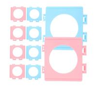 iplusmile 10pièces Module de Tunnel Externe pour Hamster Raccords de Déflecteur de Tuyau Plaque de Connexion Tube de Jeu Connecteur de Port de Câble de Rechange pour Cage Interface pour Acce