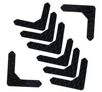 iplusmile 12 pièces Autocollants Antidérapants pour Tapis U-Forme Réutilisables et Lavables Fixation Anti-Frisure pour Tapis Intérieur Protection Glissement et Repli