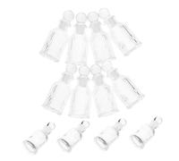 iplusmile 12 Pièces Baptism Holy Water Bottles Refillable Glass Containers For Catholic Church Weddings And Religious Ceremonies Transparent