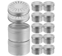 iplusmile 12 Pièces Boîte de Diffusion Aromathérapie Aluminium Contenants Métalliques avec Couvercle pour Désodorisant Habitat Design Élégant et Pratique pour Maison et Bureau