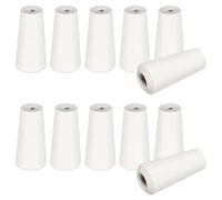 iplusmile 12 Pièces Boutons de Cordon en Bois Beige pour Accessoires de Rideaux, Tirage Pratique, Solide et Élégant pour Cordons et Cordes, Restauration