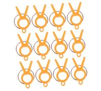 iplusmile 12 pièces Clips de Fixation pour Lot de Pinces Légères et Durables pour Support de Plantes Grimpantes Accessoires pour Balcon et Jardin Clips Flexibles pour Tuteurs de et Autres