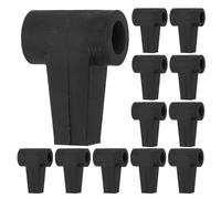 iplusmile 12 Pièces Connecteurs de Tige en Plastique pour Cerf-Volant à Monter Soi-Même Kit de Pièces de Rechange Cadre 4 Voies Accessoires Solide pour Réparation et Vol en Extérieur