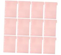 iplusmile 12 pièces Intercalaires pour Classeur Rose Onglets Index Classés Séparateurs Amovibles pour Cahier et Organiseur Classement Quotidien