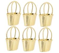 iplusmile 12 pièces Lot de Boîtes de Rangement Petites Forme de Panier Fleur Style Européen Boîte Cadeau pour Douceurs de Fête pour Mariage et Décoration