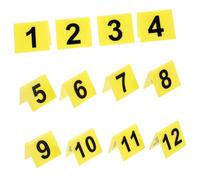 iplusmile 12 pièces Lot de Marqueurs Numériques Acrylique Résistants pour Jeux d’Investigation et Scénarios de Crime Halloween Accessoires Polyvalents pour Réunions et Jeux de Détective