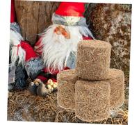 iplusmile 12 pièces Miniature Haystack Décor Ornements de Paille Naturelle pour Maison de Poupée Dioramas de Ferme Décoration DIY Jardin et Fête