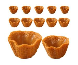 iplusmile 12 Pièces Modèle Décoratif de Cornet de Glace en PVC | Aspect Réaliste, Usage Polyvalent, pour Accessoires Créatifs, Scènes Photo et Croquis Artistiques
