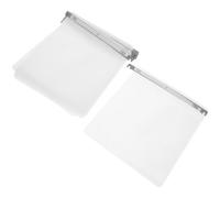 iplusmile 12 Pièces Paquet de Rangement pour DVD Non Tissés, Blancs | Organiseur Compact pour Maison et Voyage, Design Simple, Anti-rayures, Pratique pour Familles et Colocataires