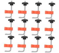 iplusmile 12 Pièces Pinces Angle Droit pour Travail Du Bois et Pose de Pierre Fixation Précise pour Granit Marbre et Plaques Outil de Serrage Multifonction pour Alignement Épissure et