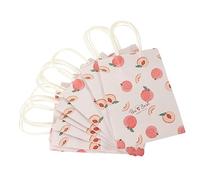 iplusmile 12 pièces Sacs Papier Carton avec Poignées pour de Bonbons de Fête Petit Modèle Pêche Sac Pratique et Réutilisable pour Événements