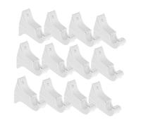 iplusmile 12 Pièces Supports Tringles Rideaux Muraux pour Tringles Supports Centraux Robustes Au Style Rétro pour Fixation Stable et Protection des Tissus Accessoires Classiques pour