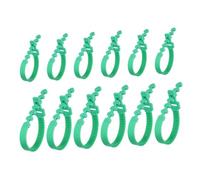 iplusmile 12 pièces Tuteurs Réglables pour Plantes avec Bandes Réutilisables Supports Flexibles pour Arbres et Arbustes de Jardin Bandes Vertes Résistantes pour Jardinage