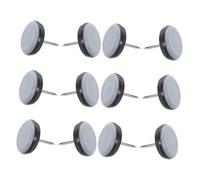 iplusmile 12pcs Meubles Curseurs De La Jambe De Chaise Calme De Pied De Plancher Lisses pour Tables Et Chaises Glisse pour Planchers en Bois pour Chaises À Manger À