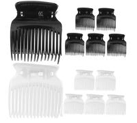 iplusmile 12pièces Lot de Pinces à Bigoudis Plastique Accessoires de Coiffure Chauffants pour Femmes et Filles