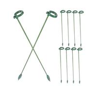 iplusmile 12pièces Tuteurs pour Plantes à Fleurs Plastique Anneaux De Support pour Orchidées Tuteurs pour Plantes Intérieur pour Fleurs Supports De