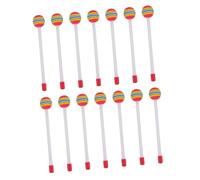 iplusmile 14 pièces Baguettes de Percussion Garçon Fille Arc--Ciel Soft Foam Têtes Bâtons de Tambour Pédagogiques pour Maison École Développement Musical Garçon Fille