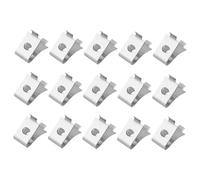 iplusmile 15 pièces Clips Étagère Inox Supports Robustes pour Étagères de Cuisine et Salle de Bain Clips Fixation sans Outil Résistants à Humidité pour Meubles DIY