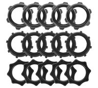 iplusmile 15 Pièces Écrous à Vis pour Support Téléphone Voiture, Accessoire de Voiture Portable en Plastique Noir, Bague de Serrage pour Adaptateur Fixe à Rotule, pour Conduite