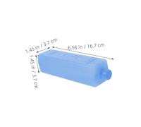 iplusmile 15 Pièces Ice Cooler Packs Small Reusable Ice Packs for Air Conditioner Fans Shock Resistant Freezer Blocks with Extended Cooling Duration for Outdoor Activities and Travel