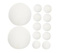 iplusmile 15 pièces Nez de Clown Mousse Blanche Accessoires Cosplay pour Fête Maquillage Costume Halloween Nez DIY Vierge pour Animation