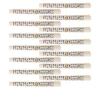 iplusmile 15 Pièces Parchemin de Mezouza Juive en Papier Doré pour Décoration de Bénédiction Maison, Installation Facile et Présence Symbolique pour Fêtes Juives