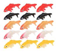 iplusmile 15pcs Décorations pour Aquarium en PVC Forme Poisson Réaliste et Délicate pour Décorer Réservoir et Créer Un Monde sous-Marin Authentique