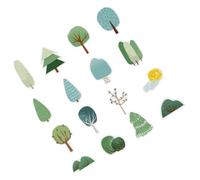 iplusmile 16 Pièces Aimants Arbre Magnétiques PVC pour Réfrigérateur et Tableau Blanc Décoration Magnétique Pratique pour Cuisine Bureau et École
