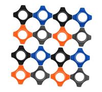 iplusmile 16 Pièces Anneaux Anti-glissement Caoutchouc Souple pour Microphone Protection Antichoc Antidérapante pour Microphones Portables Manchons de Protection Mic pour Performances Direct