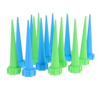 iplusmile 16 pièces Système Arrosage Automatique Plastique pour Plantes Dispositif Irrigation à Capillarité Arrosage Autonome pour Jardin et Intérieur Bleus Verts