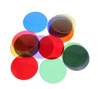 iplusmile 16pcs Lentilles de Couleur Rondes Vintage Steampunk en PC Légères et Faciles à Changer pour Cosplay et Festivals, Remplacement des Verres de Lunettes