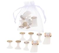 iplusmile 16pièces Ecarteurs Orteils Silicone Pour Pedicure Vernis Ongles Gel Outils De Nail Art Séparateurs Souples Pour Doigts