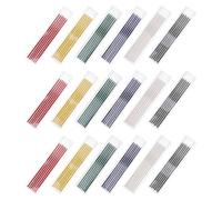 iplusmile 18 Boîtes Recharges de Plombs pour Crayon à Bois 2,8mm Graphite | Plomb Fin Solide 2,8mm, Marquage Constant, Rangement Portable, Usage Chantier Construction et Charpentiers