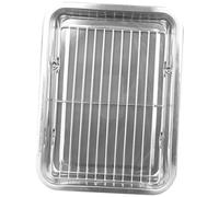 iplusmile 1Ensemble Plateau Acier Inoxydable Filtre pour Service Aliments pour Fruits Collations pour Restaurants Fritures
