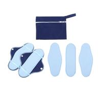 iplusmile 1ensemble Sangles Hygiéniques Lavables Microfibre et Polaire Pul Étanche pour Menstruations et Incontinence Urinaire pour Nuit Déplacements