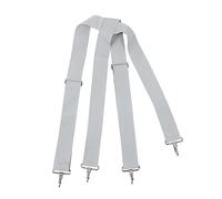 iplusmile 1Pièce Ceinture de Tambour Professionnelle Gris Sangle à Double Bandoulière Confort Optimal et Matériaux Durables pour Instruments à Percussion et Caisse Claire