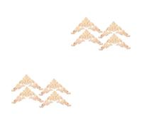 iplusmile 2 Ensembles Appliques Décoratives Sculpté De Décoration pour Meubles Style Chinois Coin Ornements pour Portes Et Fenêtres 4 Pièces * 2