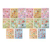 iplusmile 2 Ensembles Autocollants De Noël Autocollants pour Bouteilles d'eau Et De Vin pour Enfants Décorations De Noël Éléments De Fête De Noël Autocollants De 8 Feuilles*2