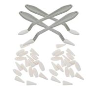 iplusmile 2 ensembles Estompeurs à Éponge pour Croquis avec Poignée Longue Outils Mélangeurs Mousse et Effacement Précis pour Dessin et Esquisse Artistique